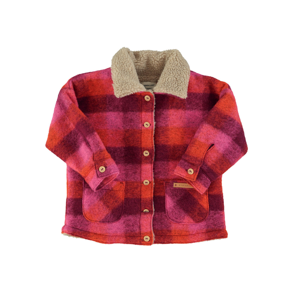 Jacke Pink &amp; Orange kariert