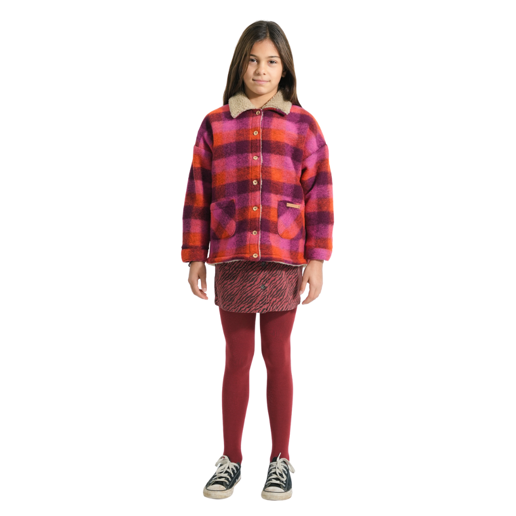 Jacke Pink &amp; Orange kariert