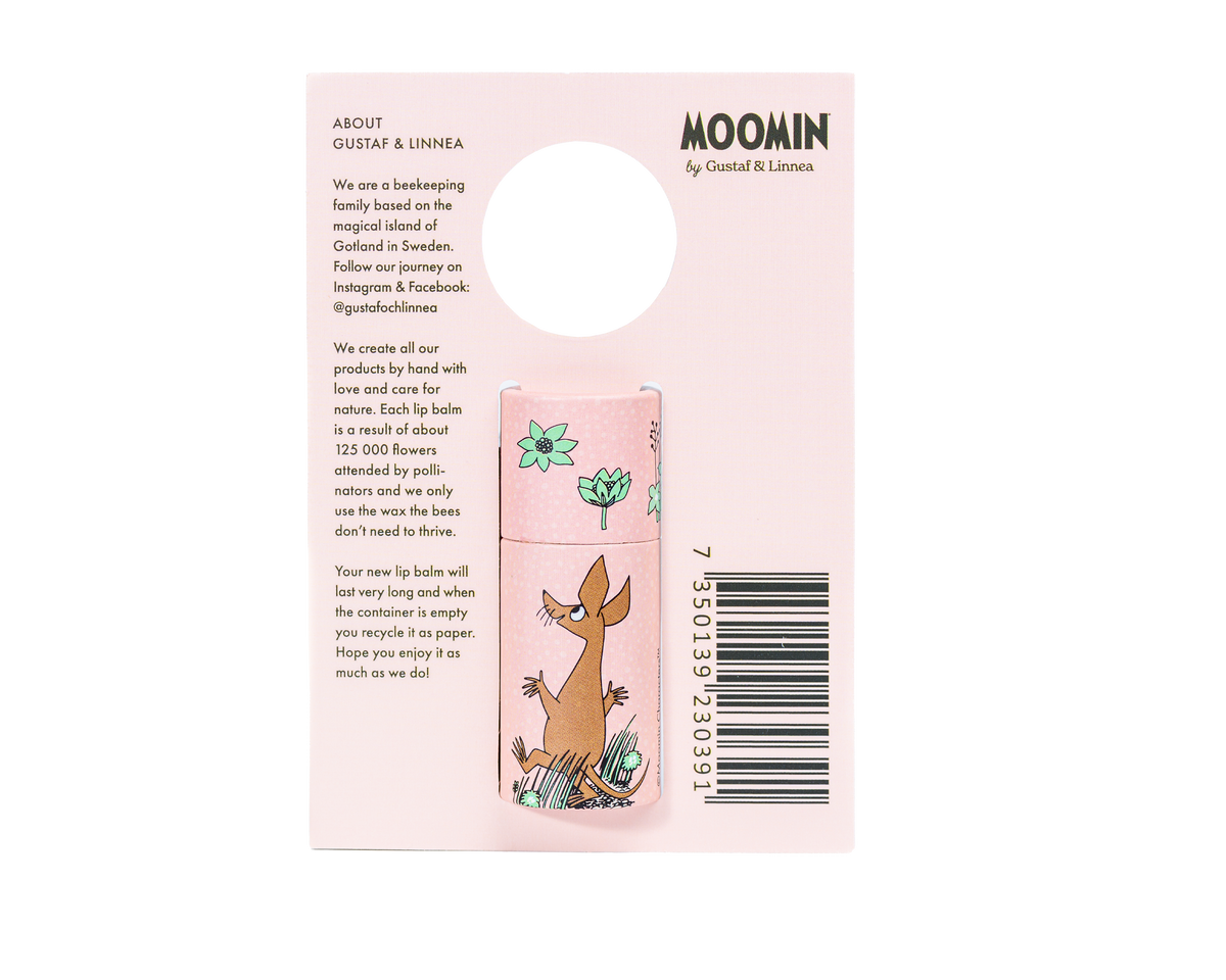 Moomin-Lippenbalsam aus Bienenwachs mit Ringelblume & Honig
