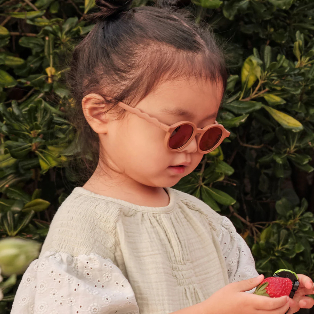 TODDLER Oval Sunglasses-Gelato Summer-Chocolate 18-36m