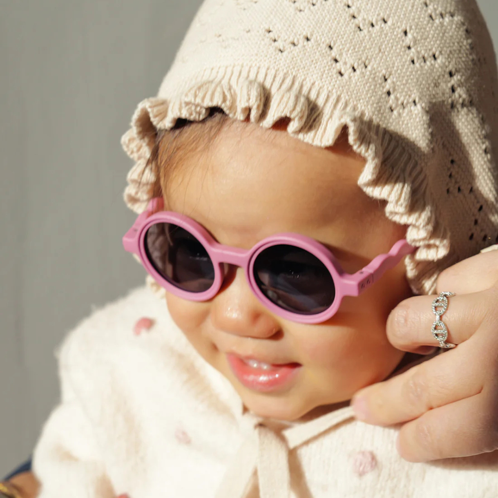 BABY Round Sunglasses-Flower Stall-Rock Rose 0-18m