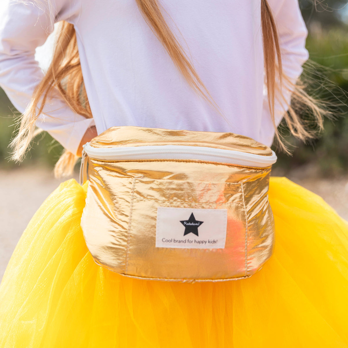 Bauchtasche Gold