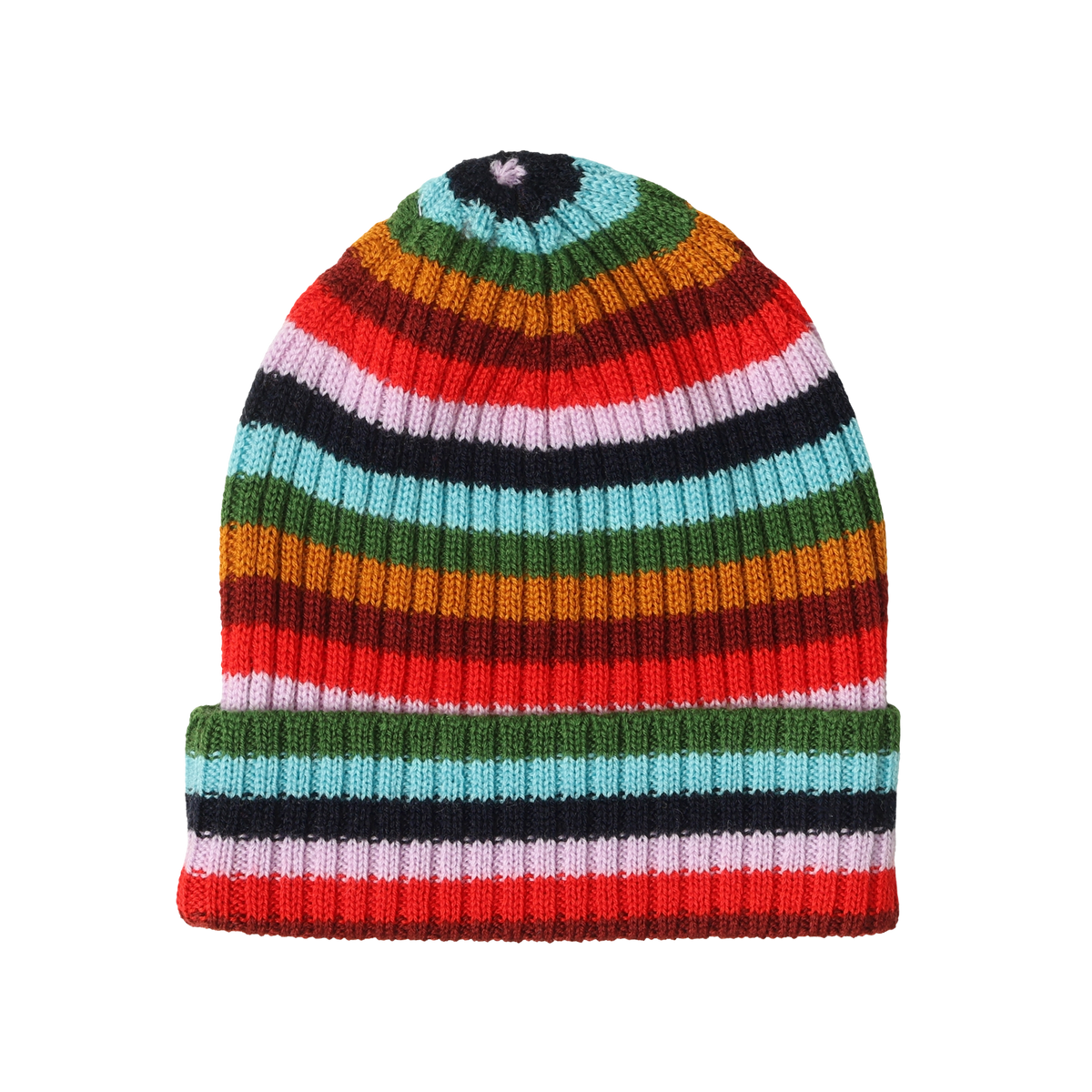 Baby Rib Beanie multi stripe