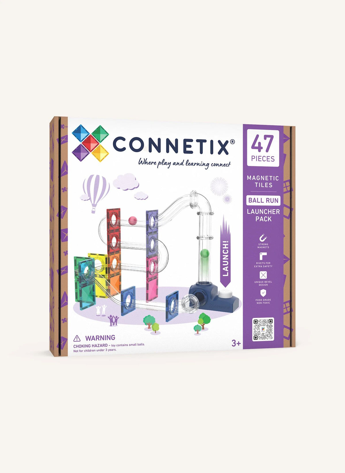 Connetix launcher pack ball run