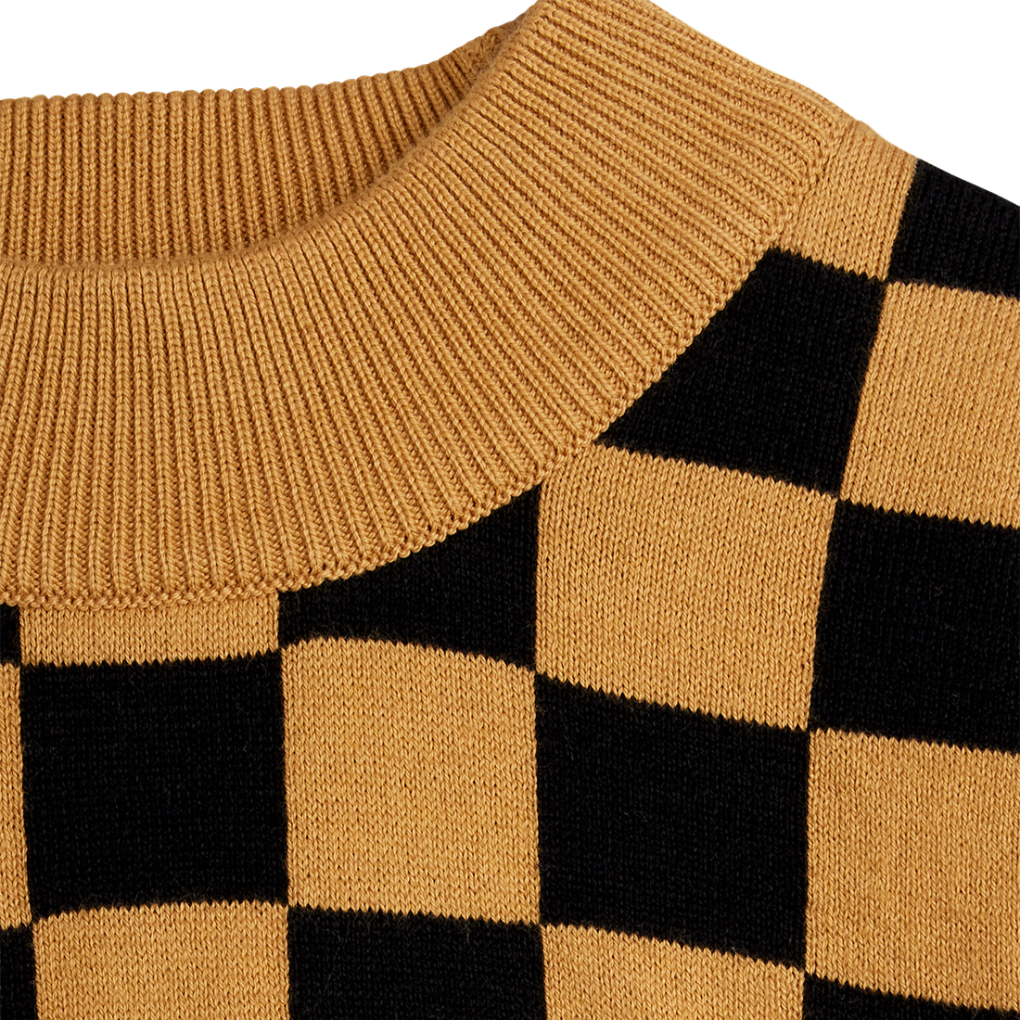 Chess Check Knitted Sweater