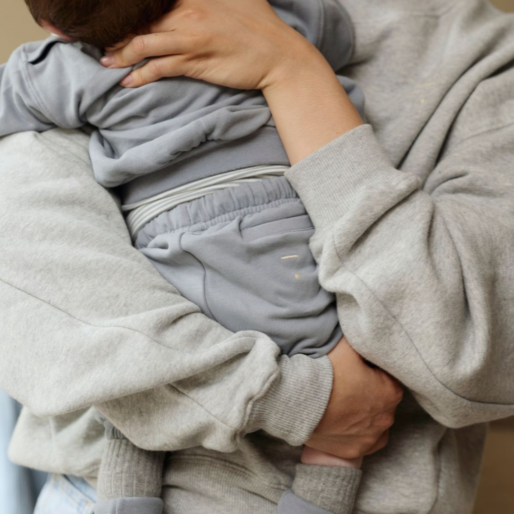 Baby Track Pants Stone Gray