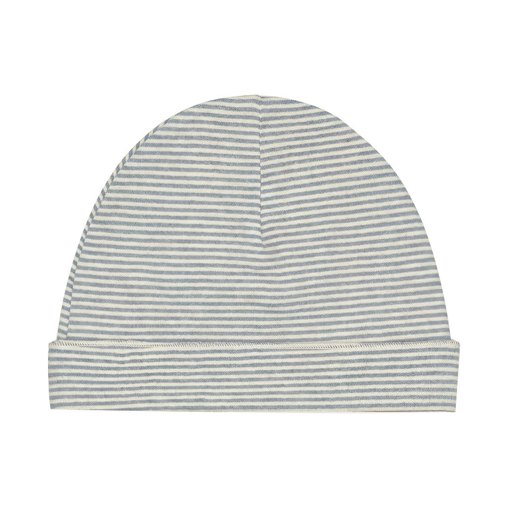 Baby Beanie Stone Gray / Cream