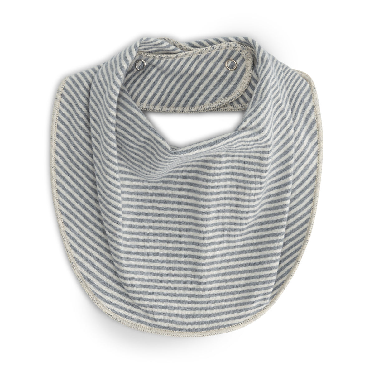 Baby Bib Stone Gray / Cream