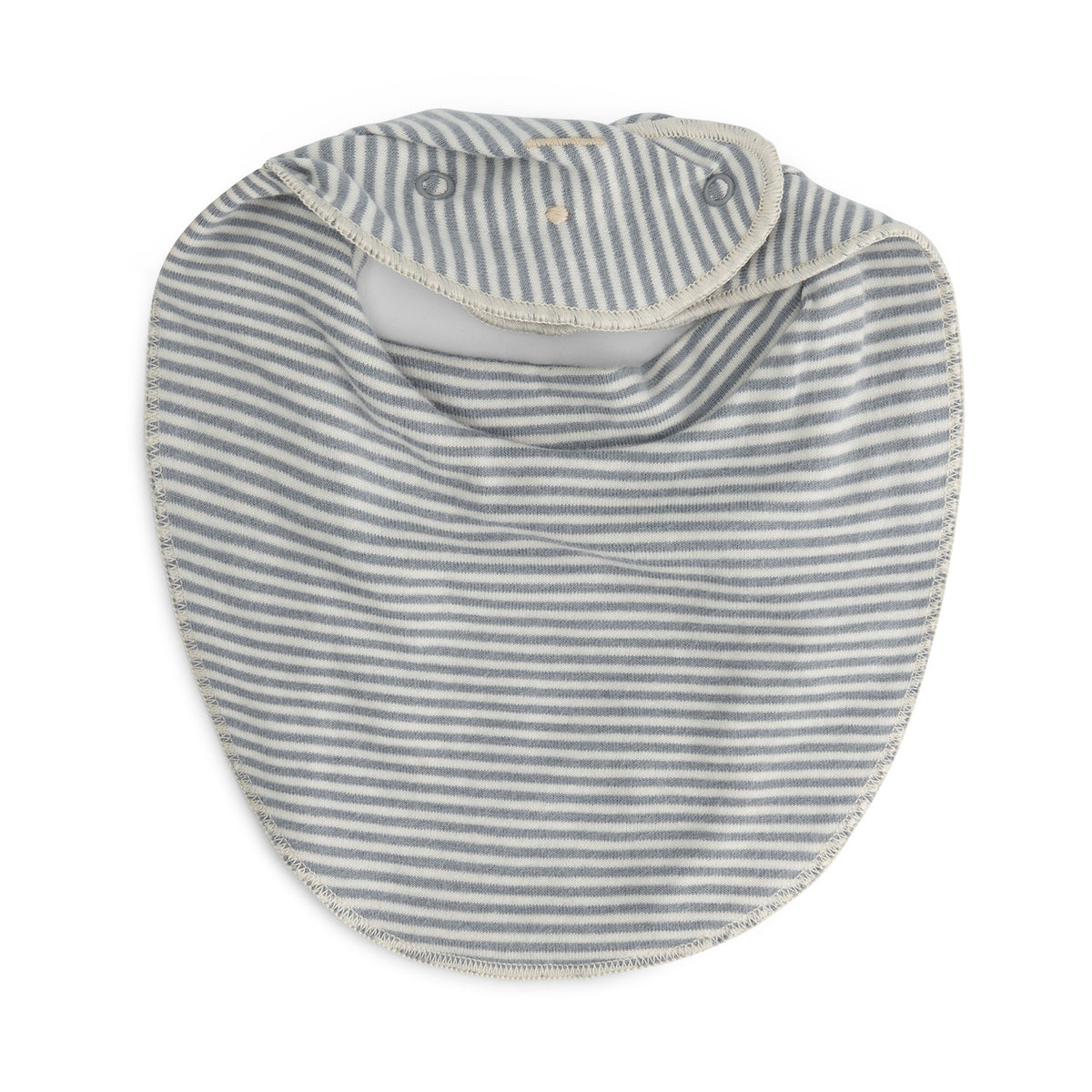Baby Bib Stone Gray / Cream