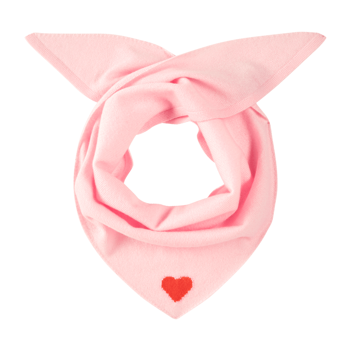 Triangle LITTLE HEART – rosé+korallenrot