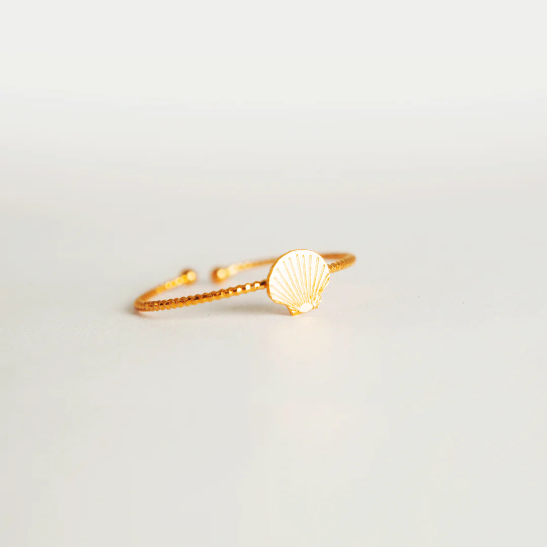 Verstellbarer Ring Muschel