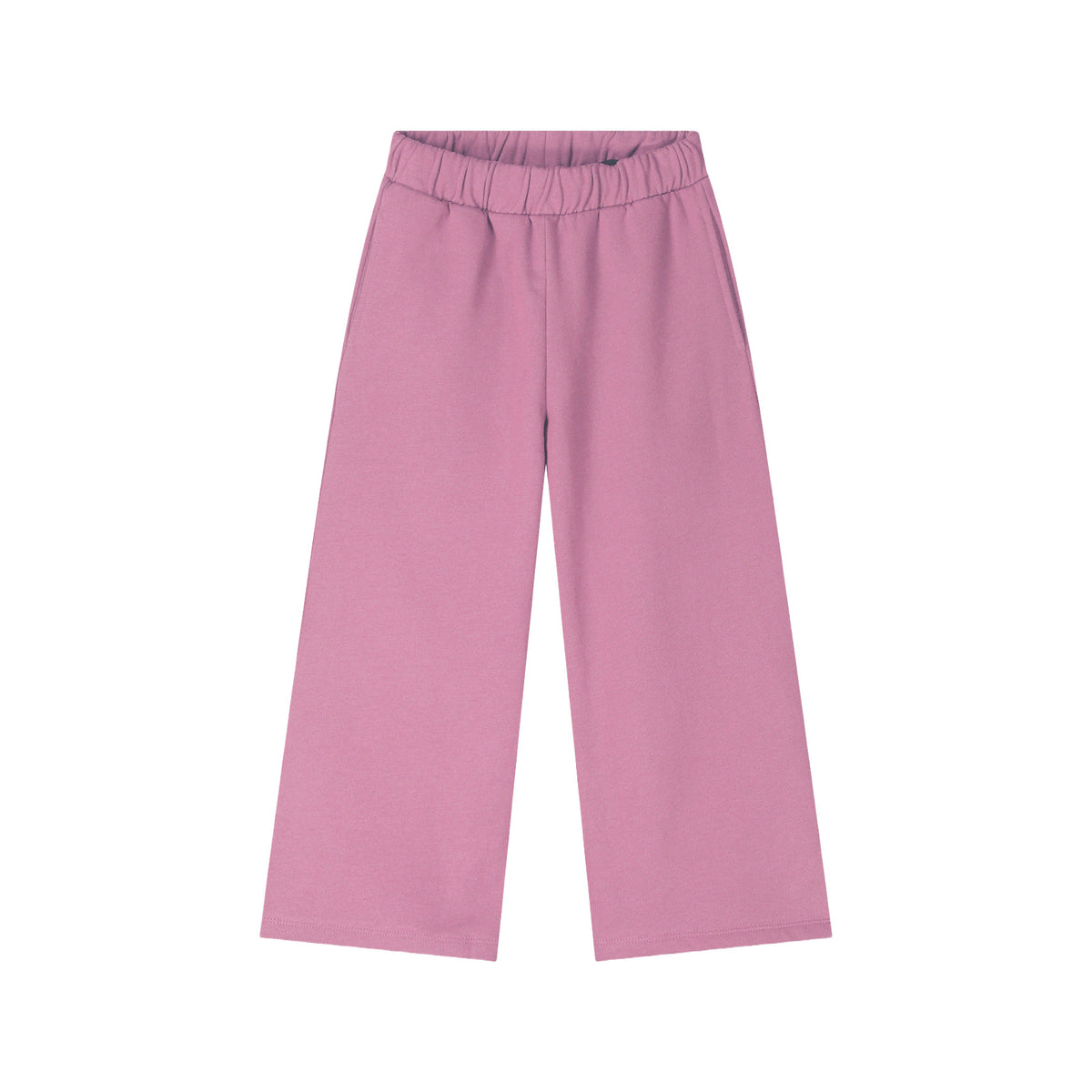 Straight Pants with Slit Bubblegum