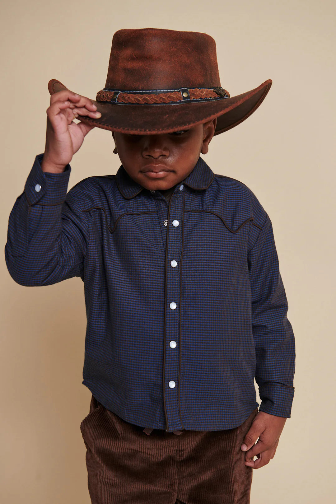 Kariertes Cowboy Hemd