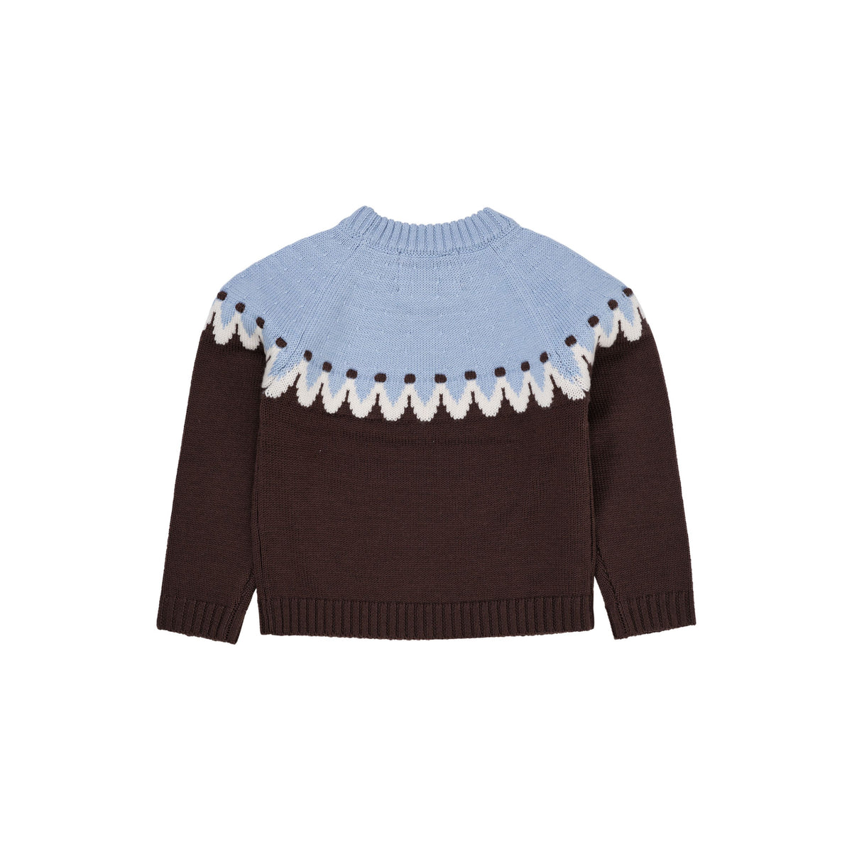CUPCAKE CLASSIC JUMPER BROWN/BLUE