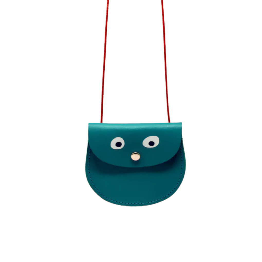 Googly Eye kleine Tasche Aqua