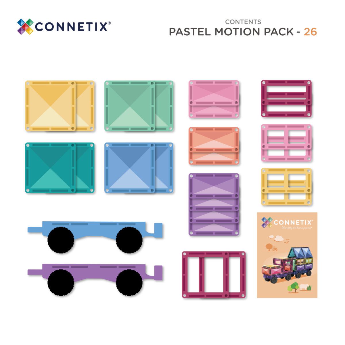 Connetix Motion Pack Pastel