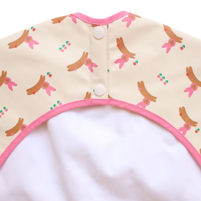 Lätzchen mit Ärmeln Hase