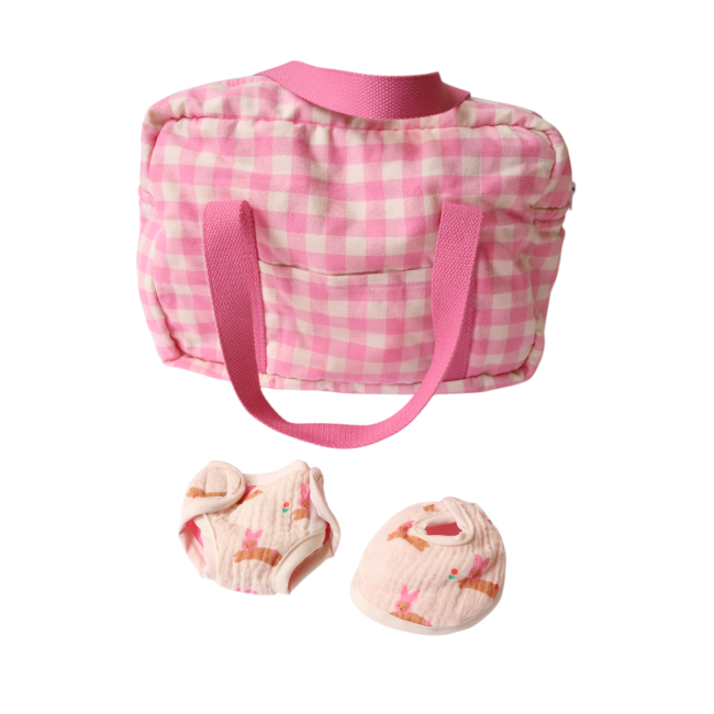 Puppen Wickeltasche Vichy