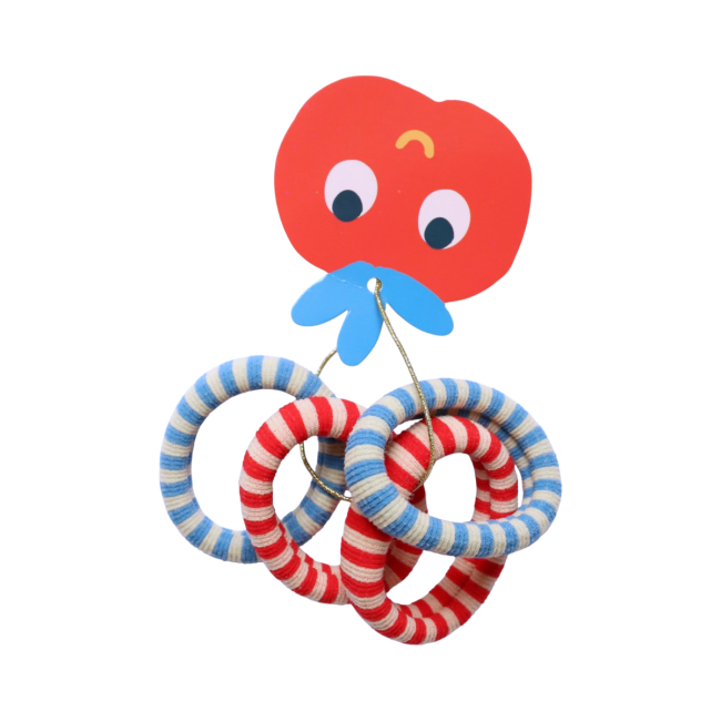 Haargummi Set gestreift