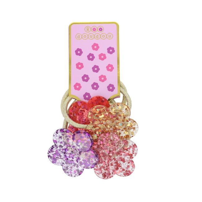 Haargummi Set Blumen