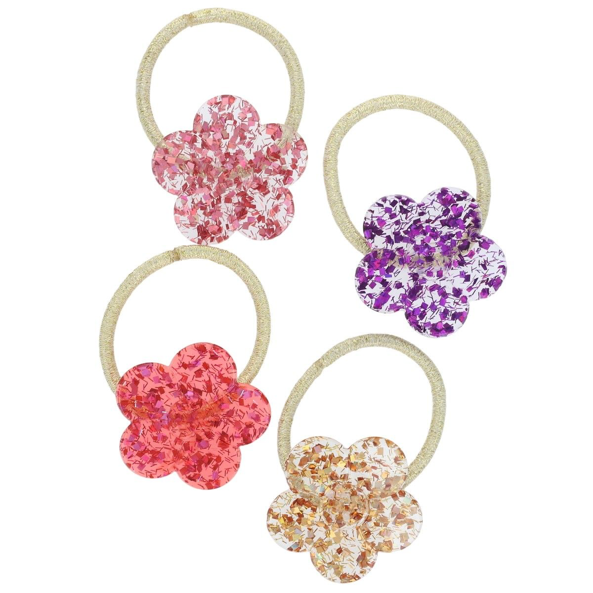 Haargummi Set Blumen