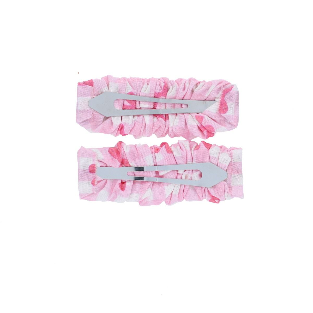 Haarspangen Set Vichy Rosa