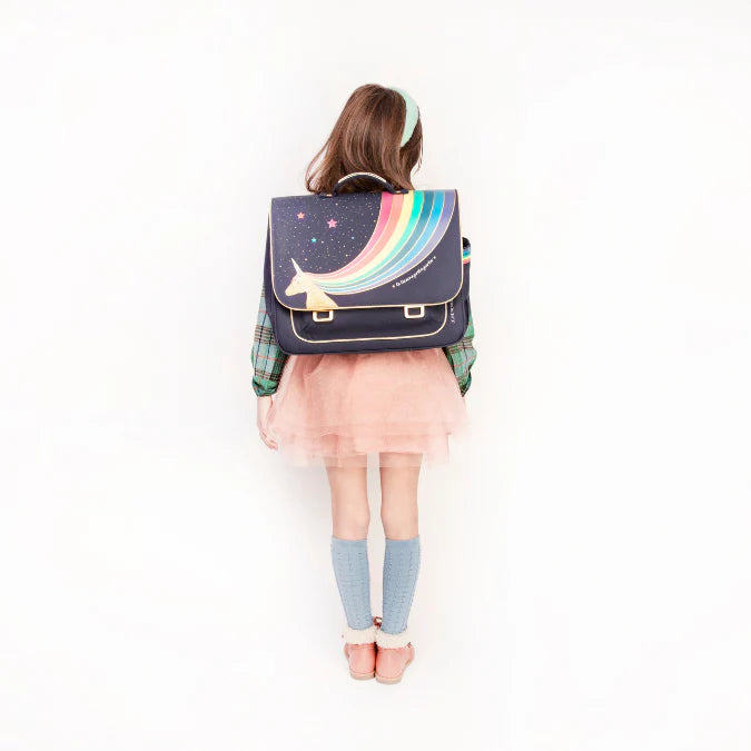 Schultasche Midi - Unicorn Gold