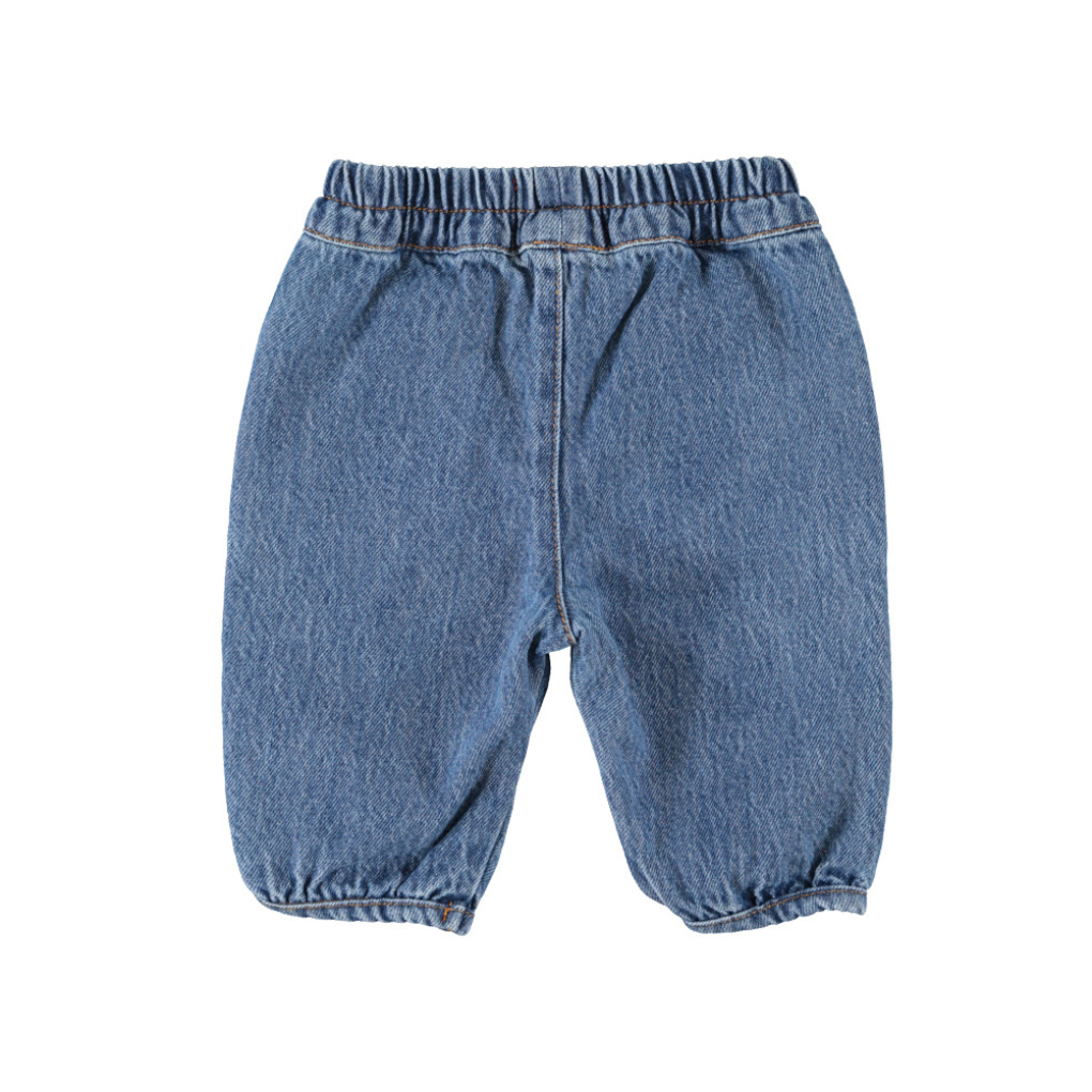 Baby-Hose Washed Navy Denim