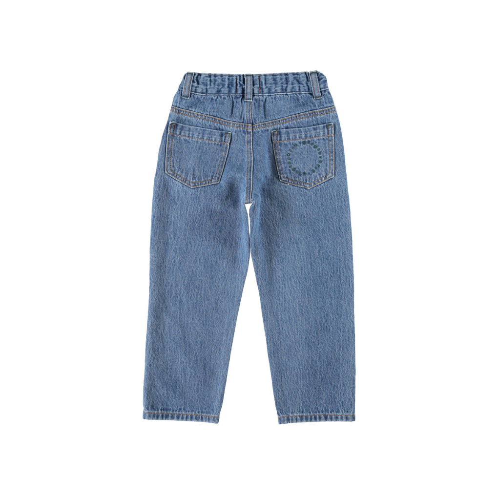 Unisex Hose Washed Navy Denim