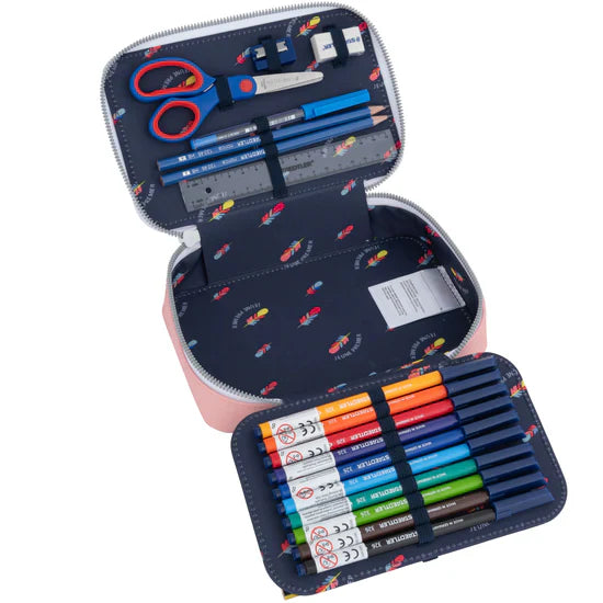 Etui gefüllt - Cherry Pompon