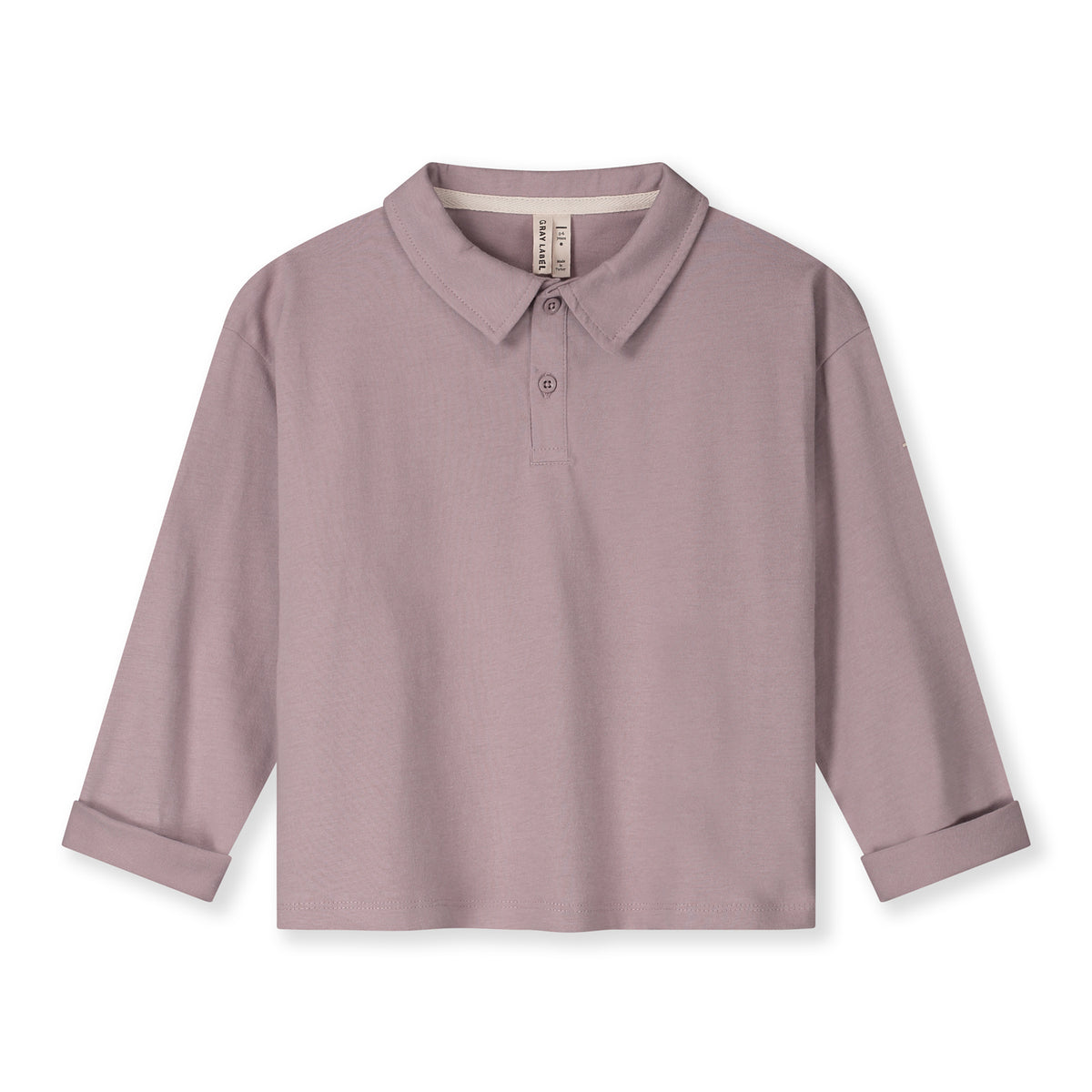 Langarm Polo Shirt Berry