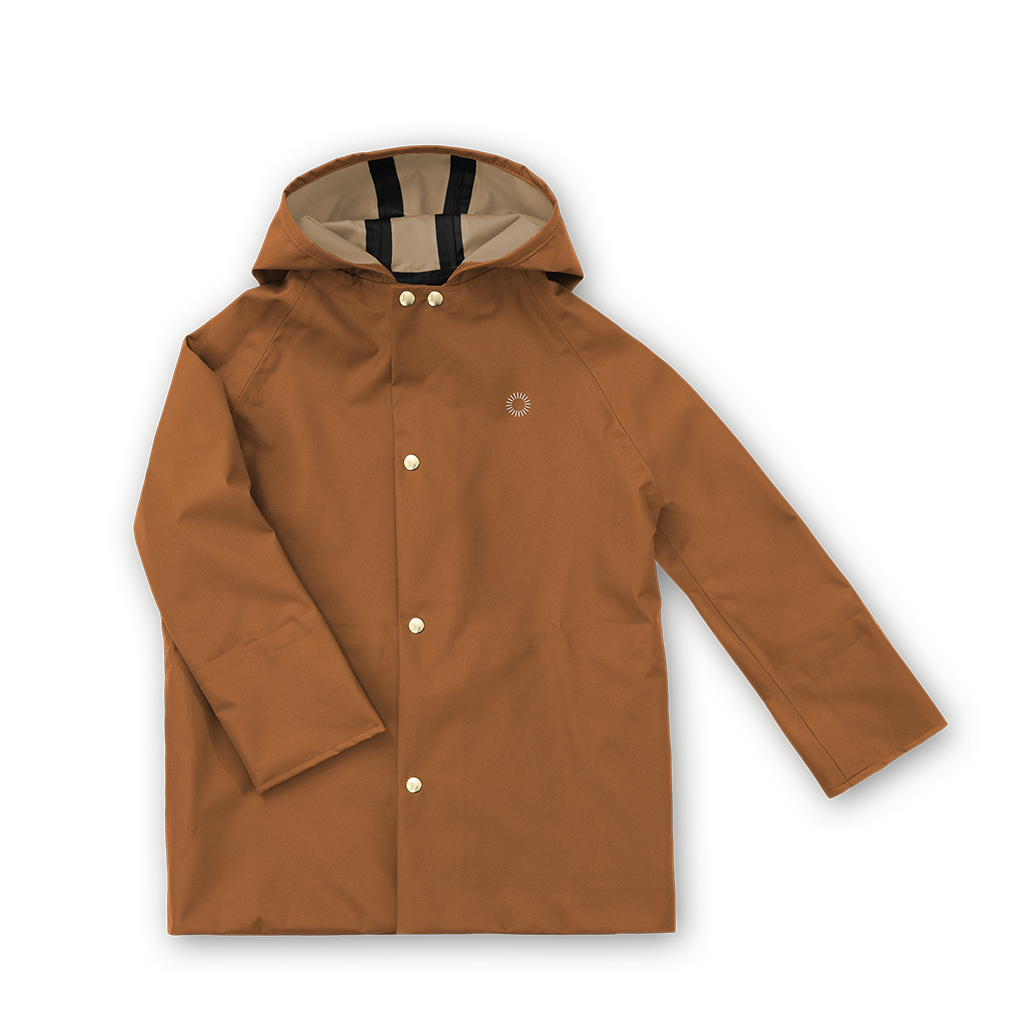 Midi Regenjacke Rust