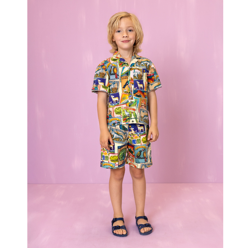 Patt Shorts Lime Cream