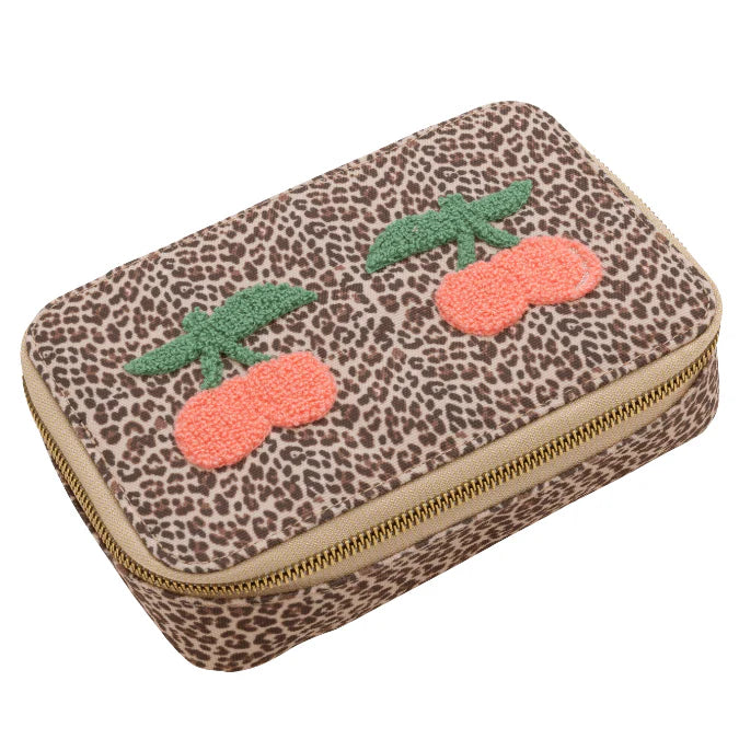 Etui gefüllt - Leopard Cherry