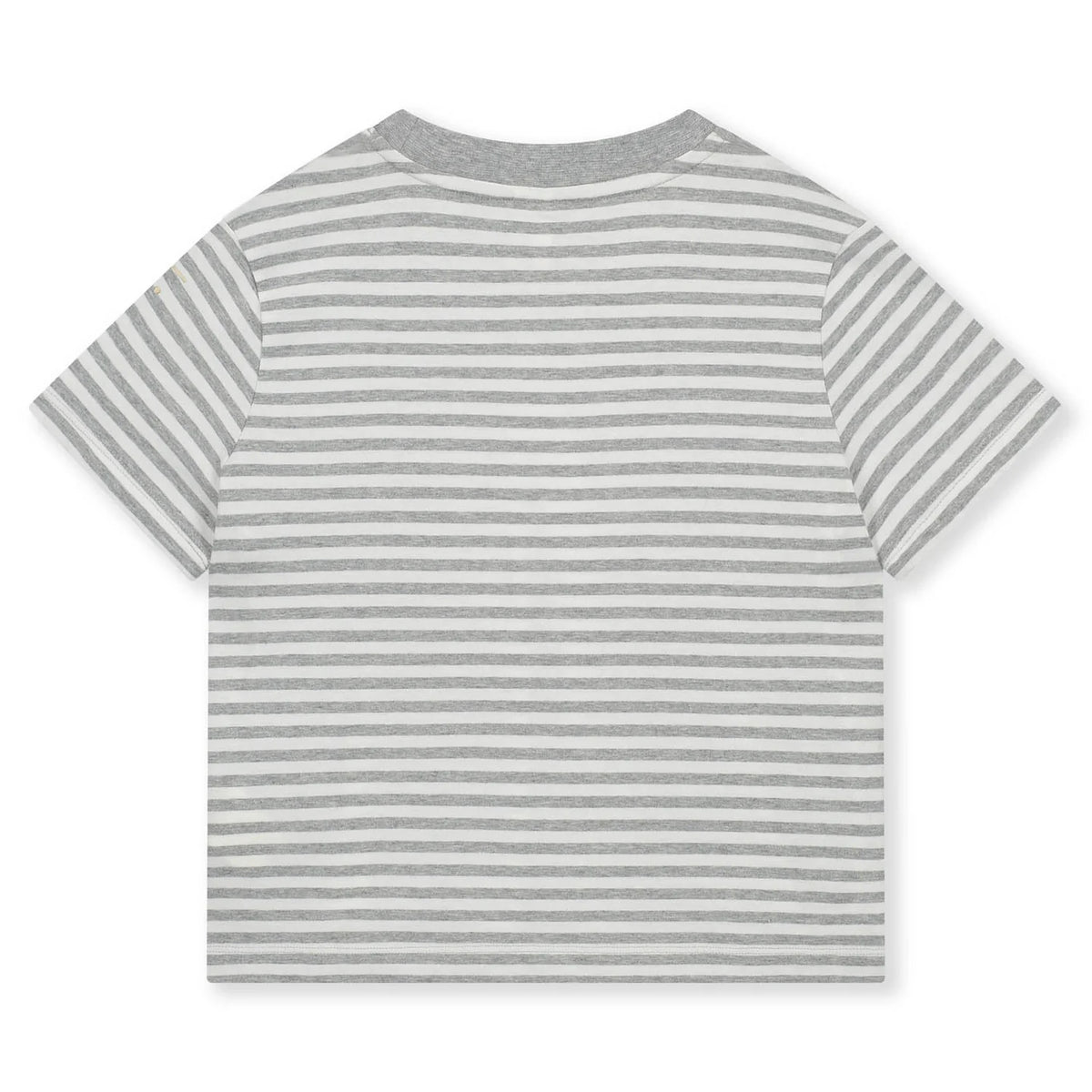 T-Shirt Grey melange striped