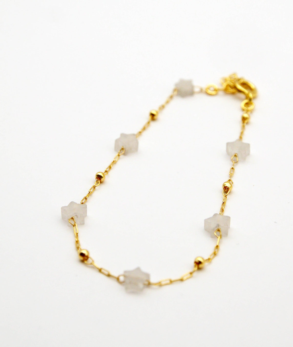 Sternen-Armband weiss