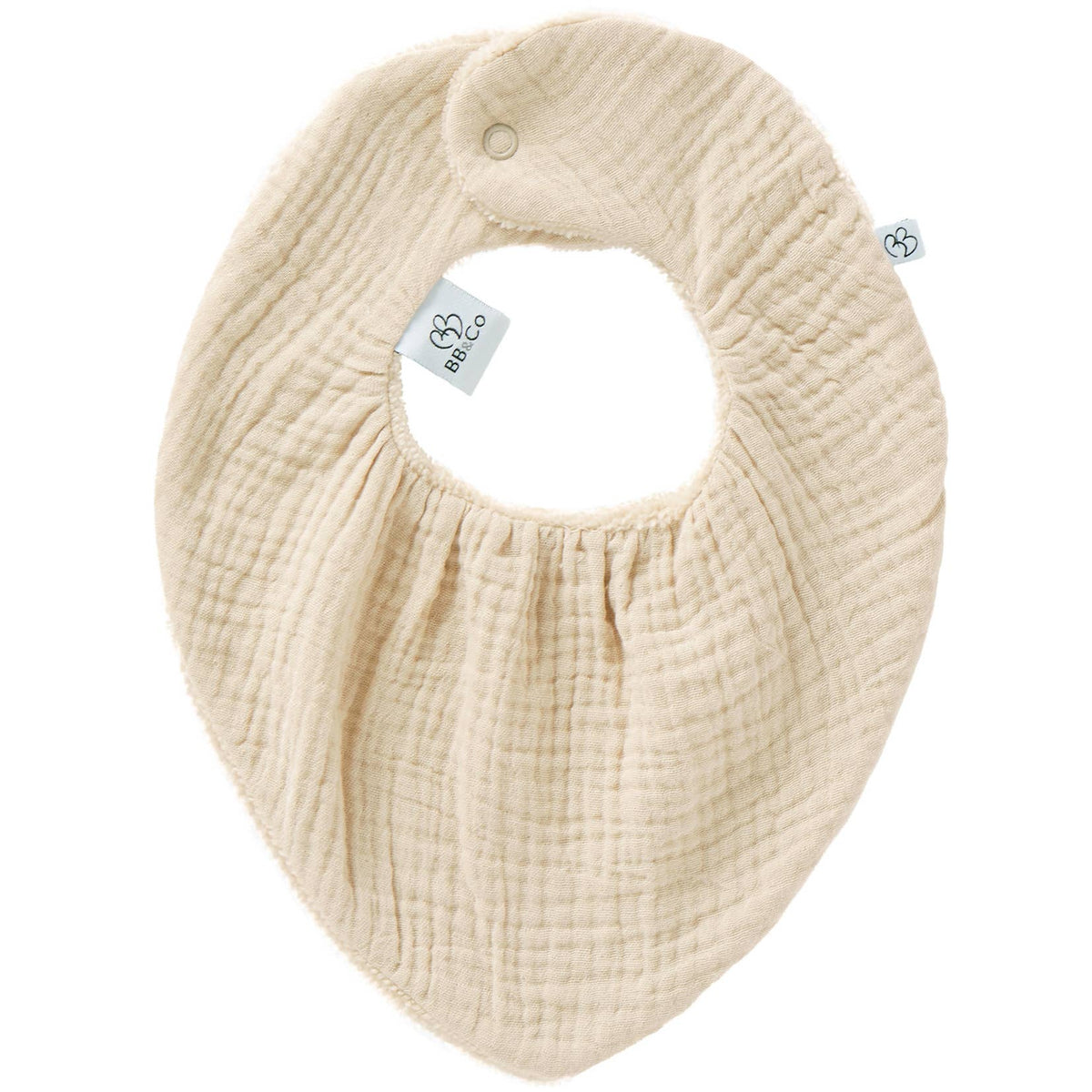 Wendbares Bandana-Lätzchen - Creme