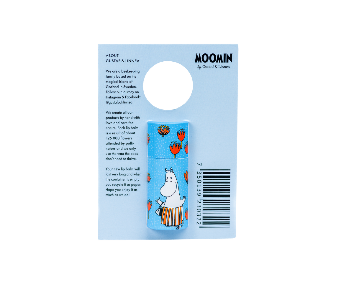 Moomin-Lippenbalsam aus Bienenwachs mit Honig