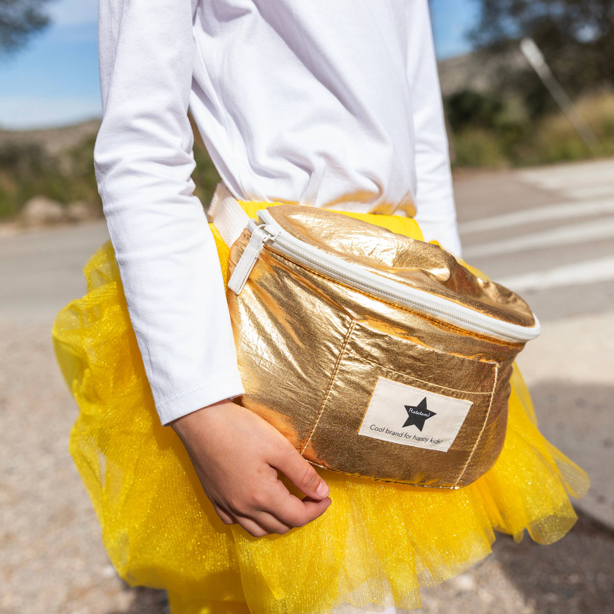 Bauchtasche Gold