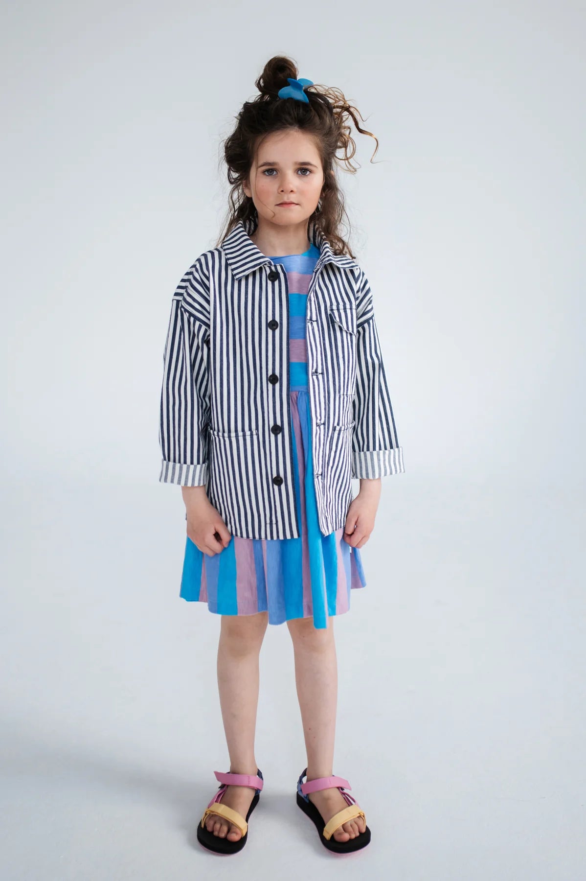 Blockstreifen-Kleid
