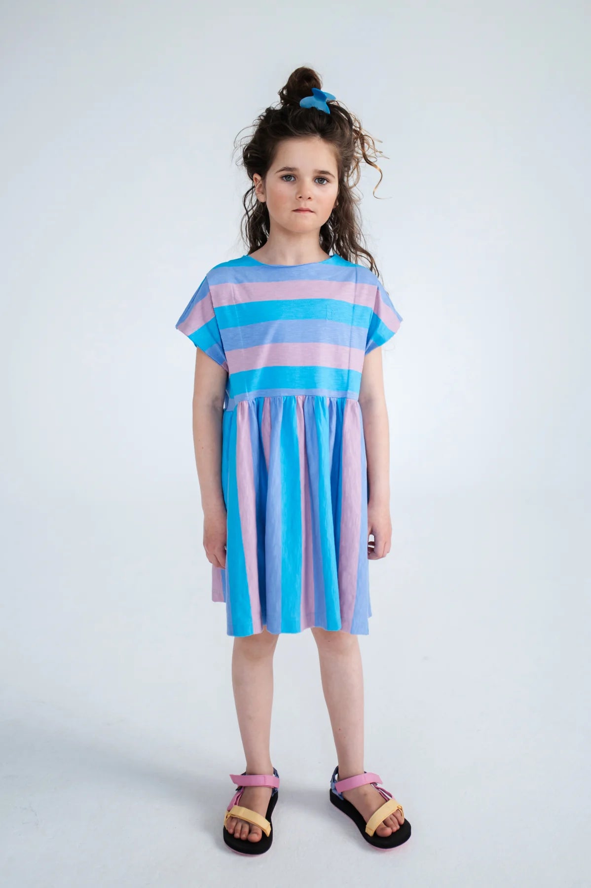 Blockstreifen-Kleid