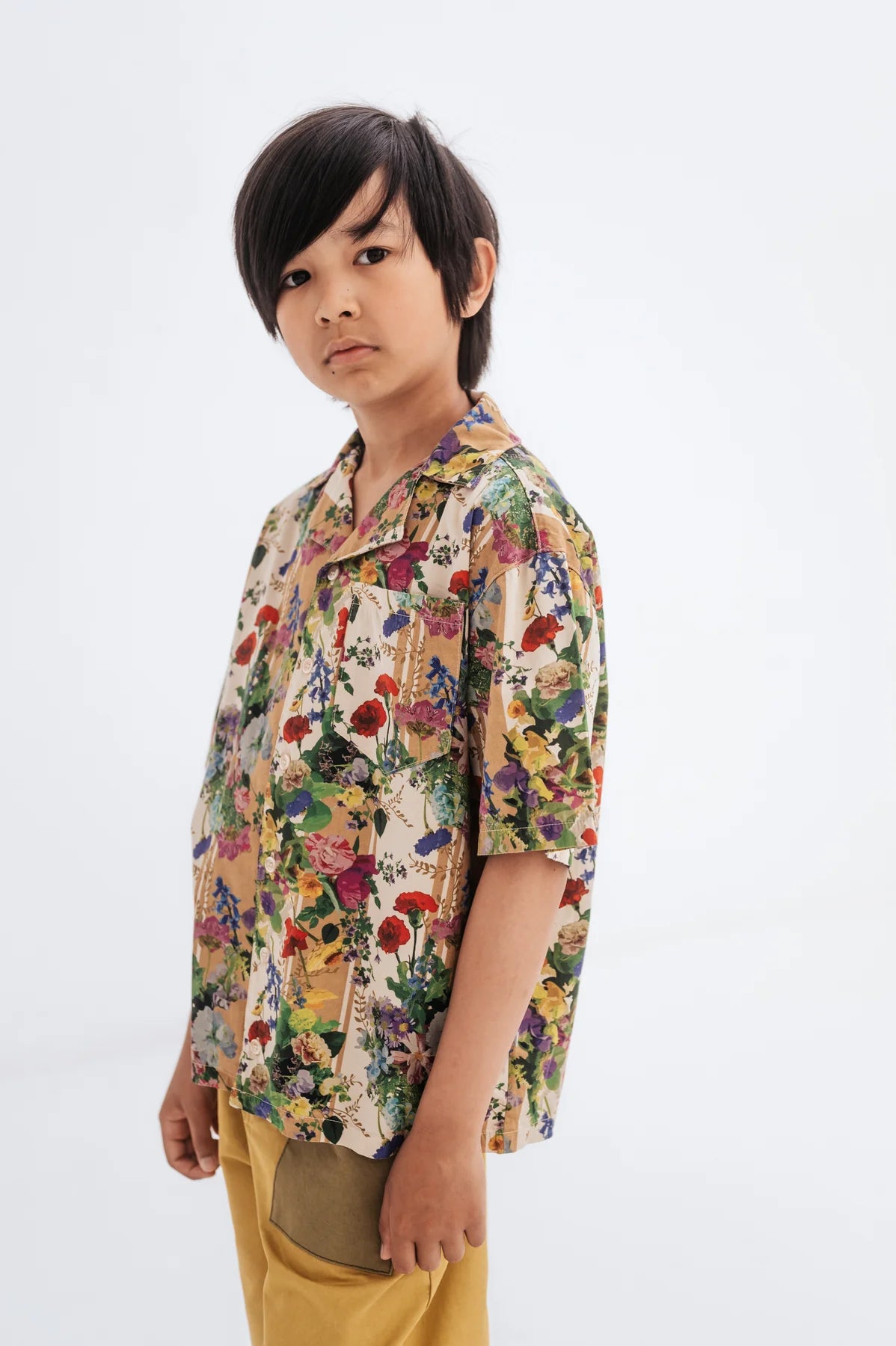 Shirt with Flower Print