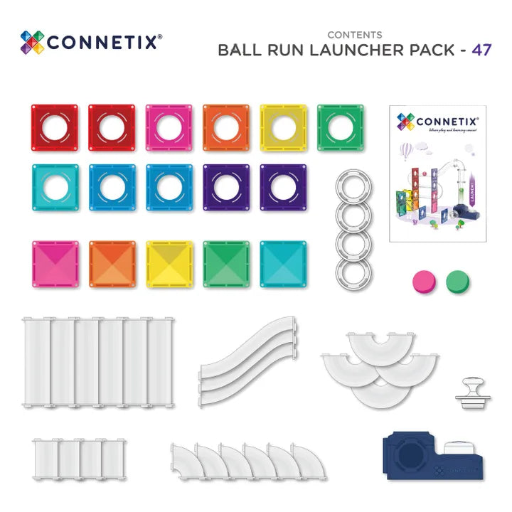 Connetix Ball Run Launcher Pack 47 pc