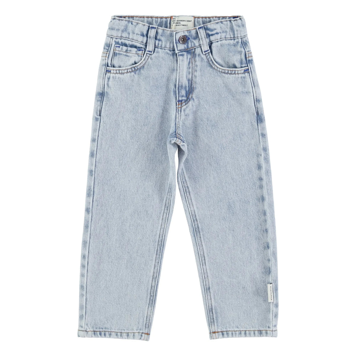 Unisex Jeans washed light blue