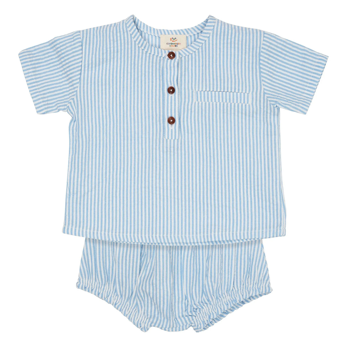 Seersucker Baby Set
