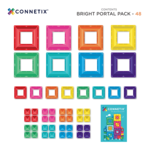 Connetix Bright Portal Pack 48pc