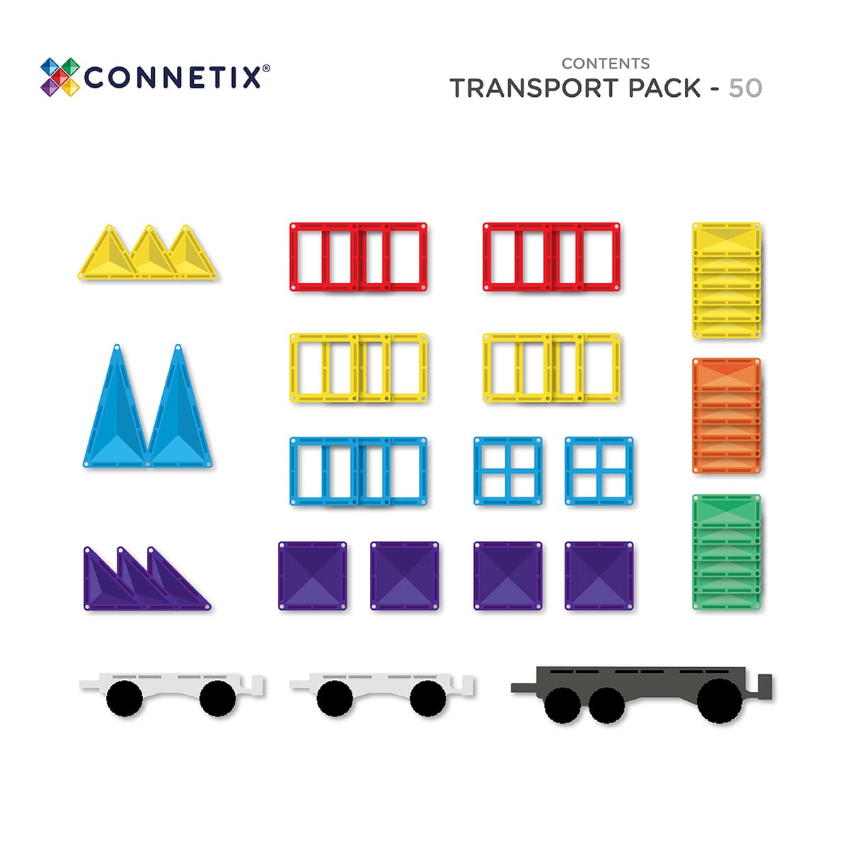 Rainbow Transport Pack 50pc