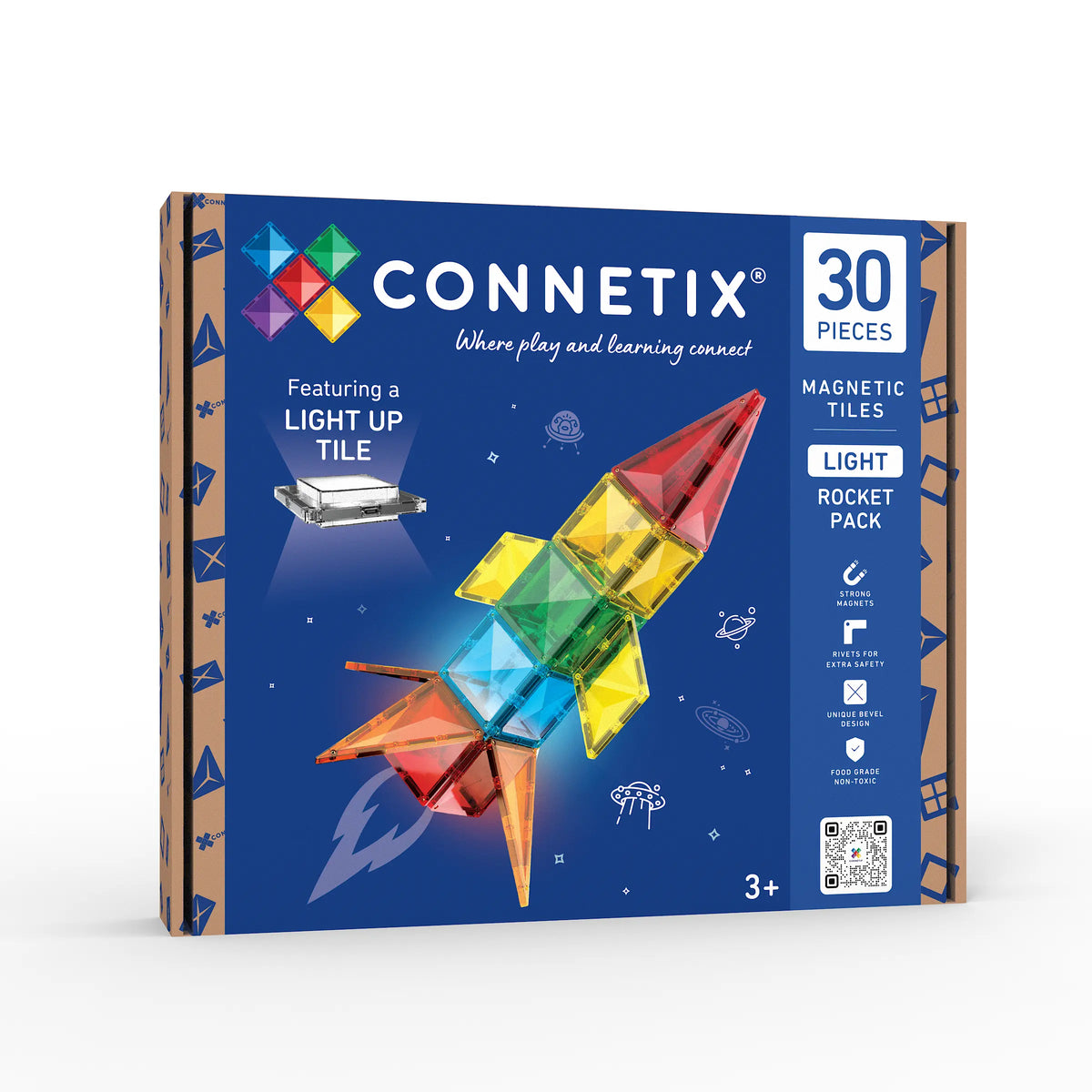 Connetix Light Rocket Pack 30pc
