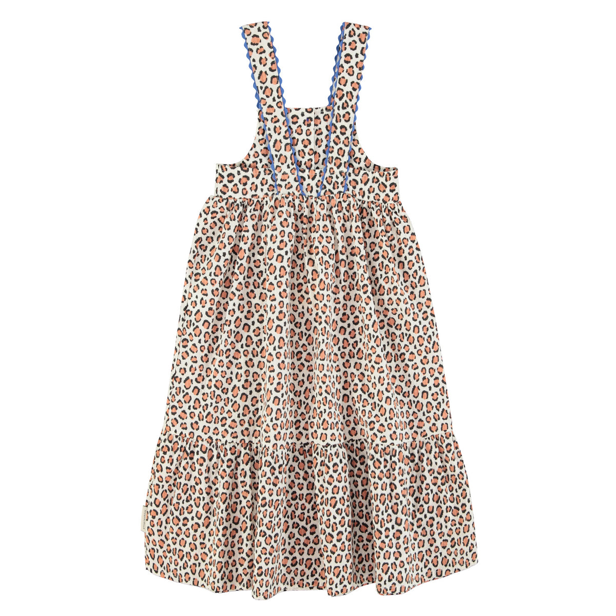 Langes Kleid mit Leo-Muster