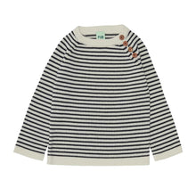 Lade das Bild in den Galerie-Viewer, Pullover, ecru/dunkel navy
